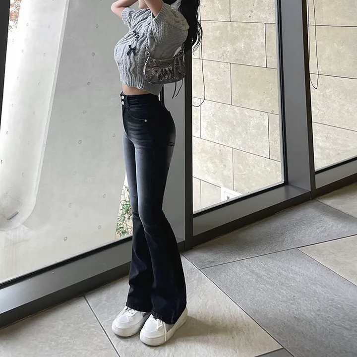 +영상핏[허리쏙MADE/기본or롱] 리얼 마네킹 허리쏙 투버튼 워싱 부츠컷팬츠 부츠컷데님 보정청바지 인생청바지 홀리허리쏙 S,M,L 상세 이미지 77