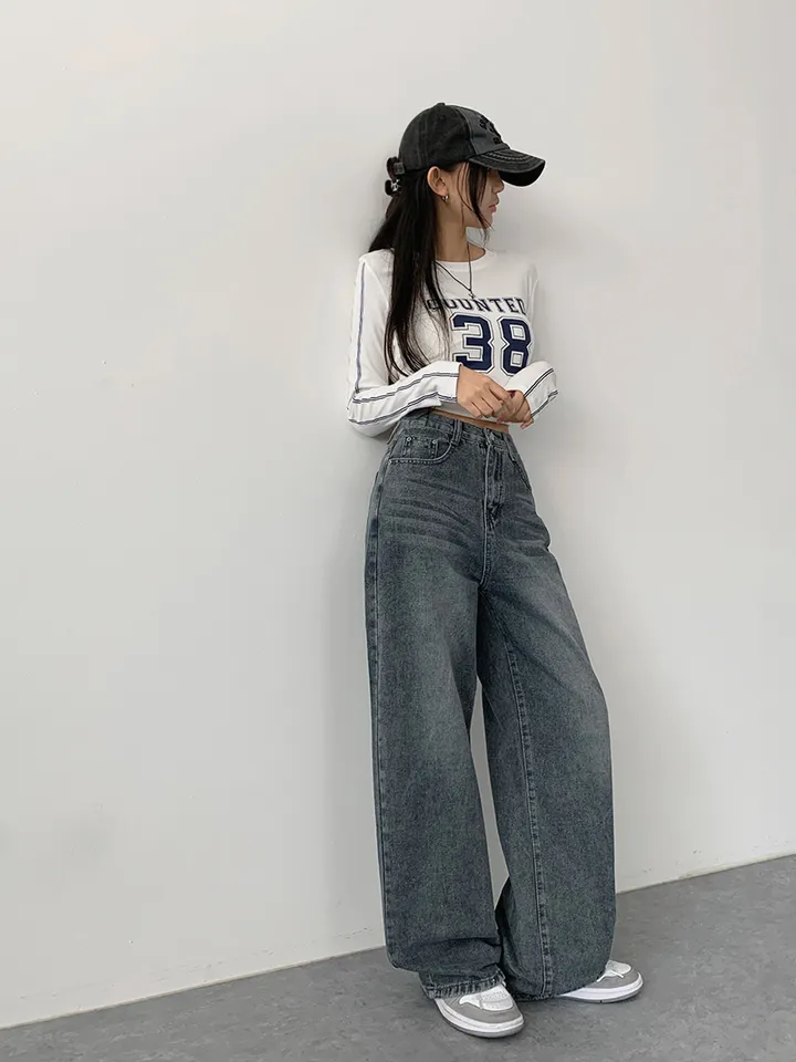 (숏,기본,롱/~XL)[사계절 인생데님,후기극찬🖤6color*사계절,스탠다드핏! 워싱 하이웨스트 데일리데님팬츠] 로키워싱스탠다드데님 상세 이미지 29