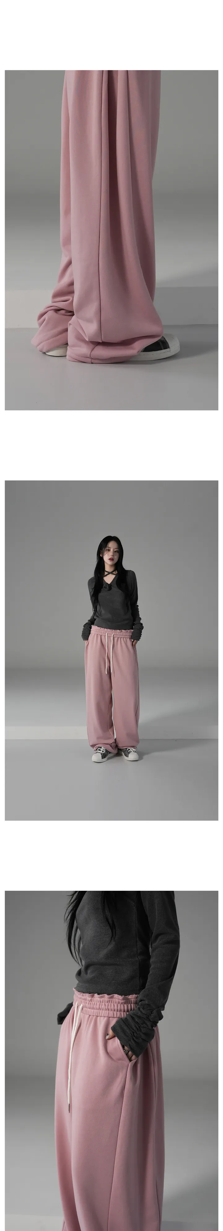 [원가이하세일]플러드 핀턱 트레이닝팬츠 상세 이미지 8