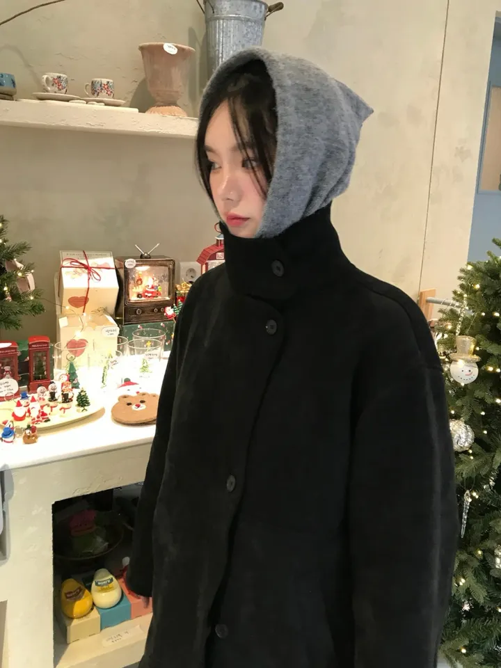 [하객룩💖] 스웨이드 무스탕 하프코트 (2c) 상세 이미지 17