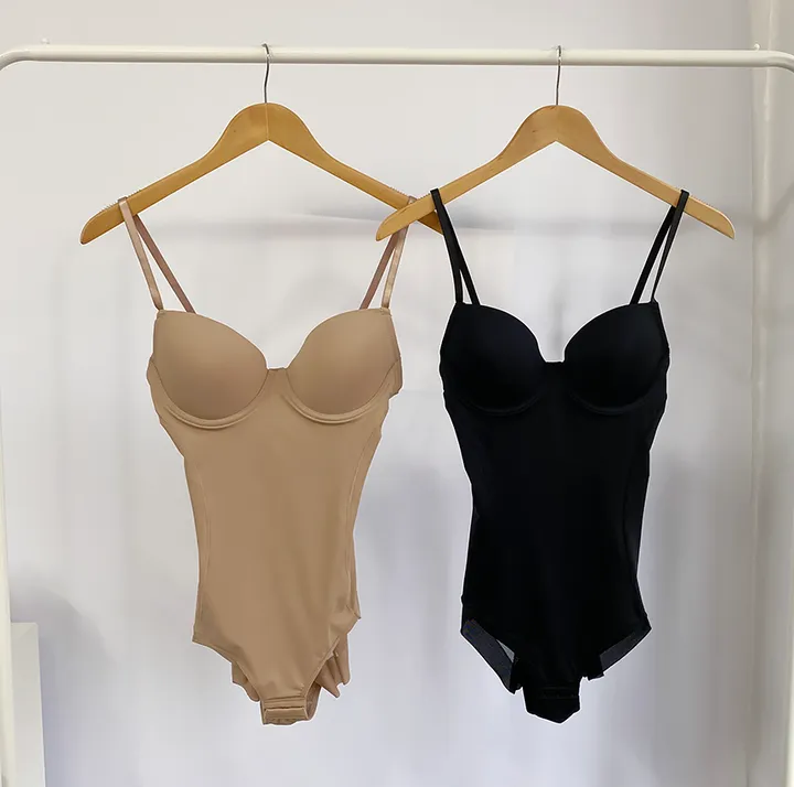[체형커버필수품!] 3size 베이직 브라캡 내장 군살 보정속옷 올인원 바디셰이퍼 2color 상세 이미지 2
