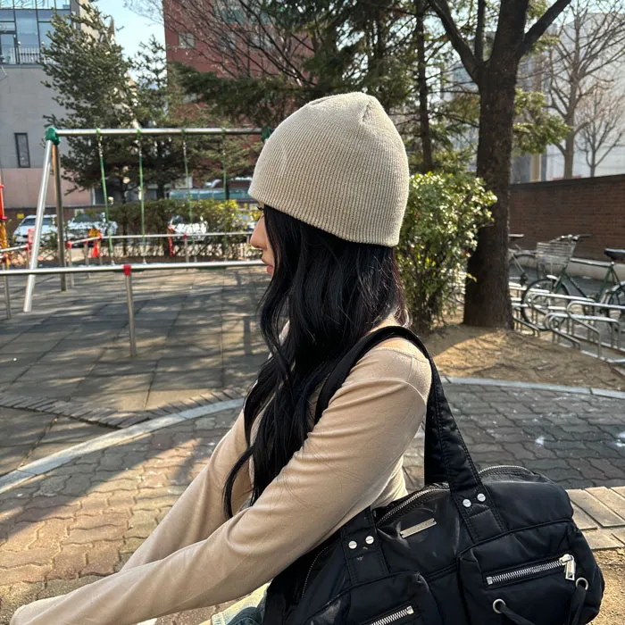 당일발송 핸드메이드 국내제작 Y2K키치 UNISEX 레터 사계절 숏 비니 상세 이미지 32