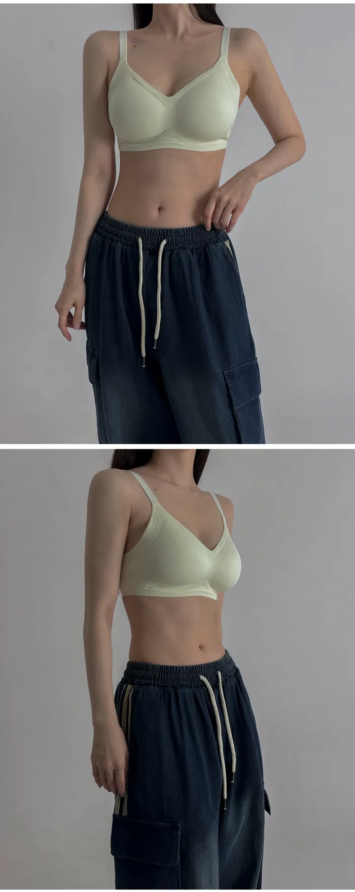 [M ~ 3XL] 5colors 매쉬 와이드 브라 빅사이즈브라 큰컵브라 상세 이미지 13
