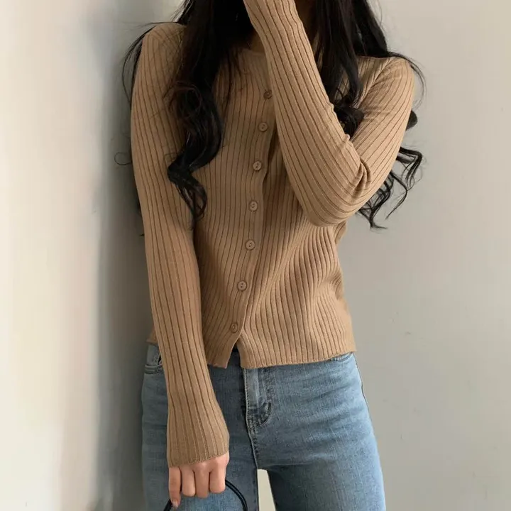 진심 여리핏, 골지 니트 가디건 ;9col 상세 이미지 48