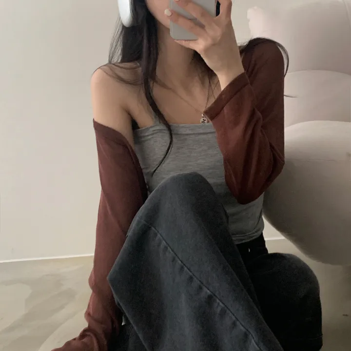 [고퀄버전🤍/가벼워요] 초여리핏, 데일리 긴팔 니트 볼레로가디건 - 5color 상세 이미지 36