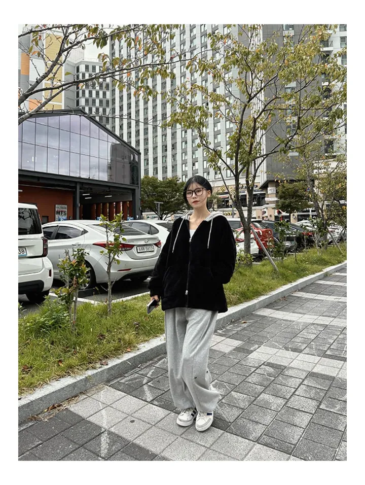 [당일배송][양털/뽀글이]후드 플리스 투웨이 겨울 따뜻한 데일리 점퍼 3color 묶음할인중 상세 이미지 72
