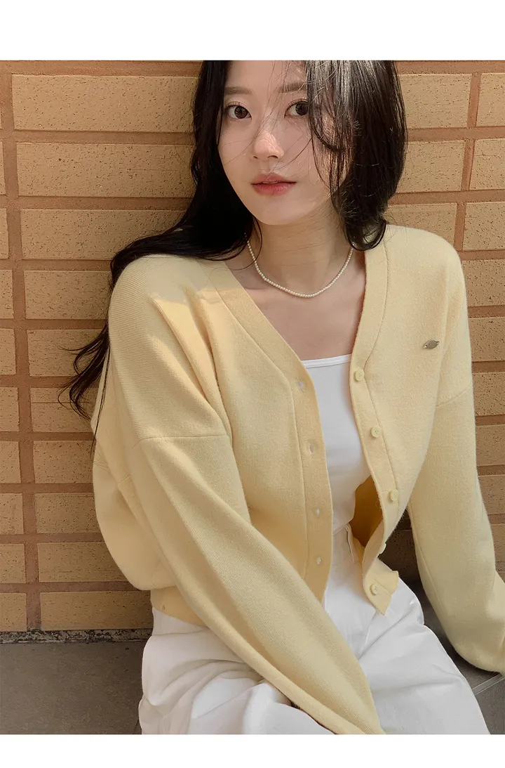 [자체제작/오늘출발/5천장돌파!/S-L]#봄🌷 하퍼 데일리 루즈핏 니트 가디건 (데일리룩/하객룩/출근룩/레이어드/봄가디건/봄니트/크롭가디건/루즈핏가디건) 상세 이미지 59