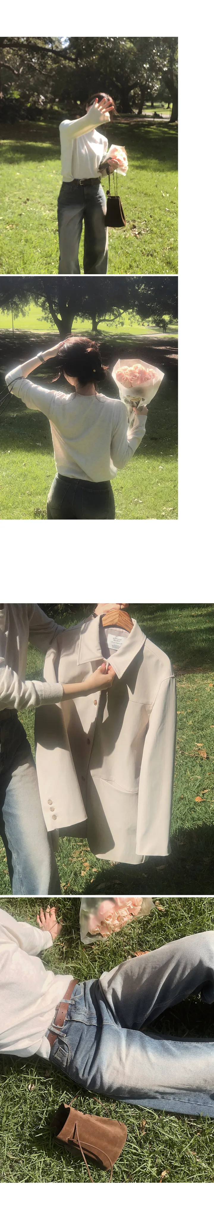 [✨웰메이드/무채색] 낫베이직 하프 트렌치코트 - 2 color (SLOWMADE/자체제작/소장가치/탄탄핏/세미루즈핏/디테일) 상세 이미지 13