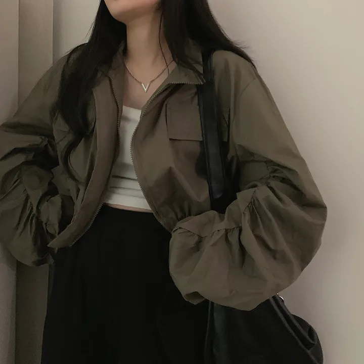 [여리핏/핏예쁨*.*] 테디 야상 바람막이 점퍼 자켓 상세 이미지 21