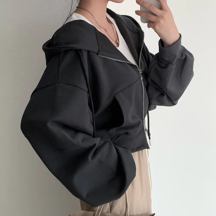 [💖후기극찬/봄,가을교복💖]  자체제작 #크치Made 꿈에 나온 핏, 사계절 입는 크롭 투웨이 후드집업 - zipup : 봄,봄아우터,봄자켓,가을,가을아우터 상세 이미지 71