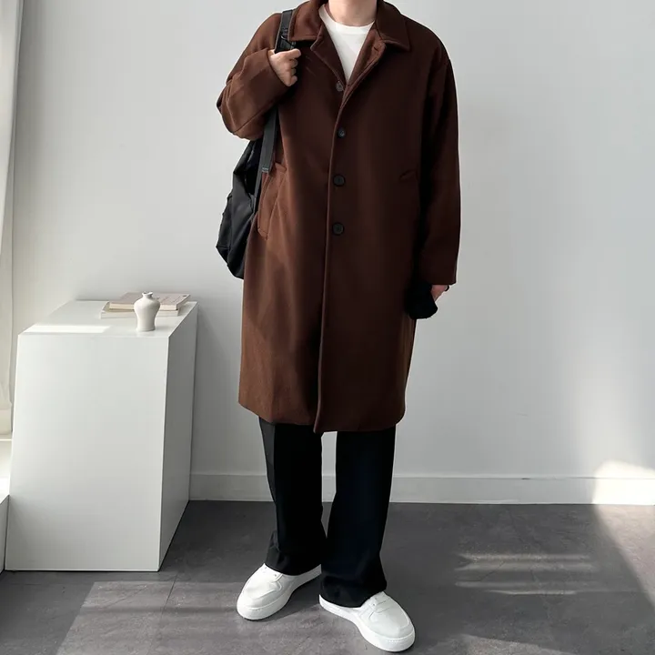 오버핏 발마칸 코트 미니멀 빅사이즈 아우터 오버핏발마칸코트 상세 이미지 13