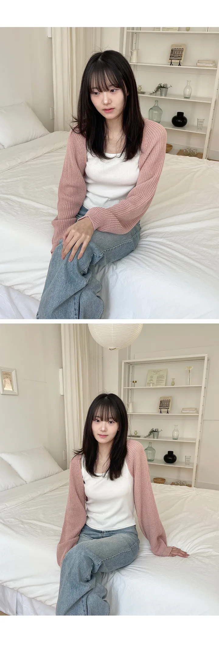 [3,000장판매][7color] 몬트 크롭 볼레로가디건 상세 이미지 13