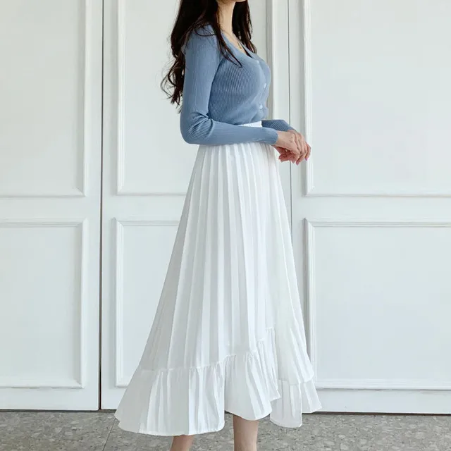[묶음할인] 소프트 촉감 브이넥 글램핏 골지 가디건 ﻿아이보리 베이지 블랙 연두 소라 핑크 연보라 와인 카키 겨자 에메랄드 개강룩 새내기룩 봄 벚꽃룩 꽃놀이룩 개강여신 상세 이미지 85
