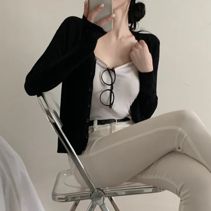 *굿퀄리티/여리핏* 릴리 소프트 브이넥 가디건 상세 이미지 3