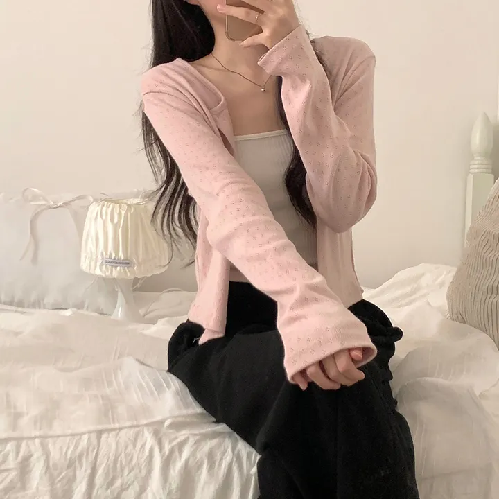 로로 펀칭 가디건 (8color) 상세 이미지 49