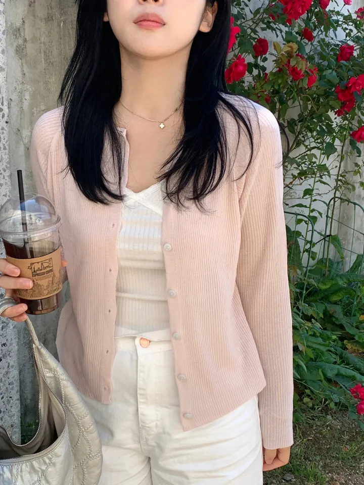 [2000장돌파🍧]샤베트 골지 여름가디건 상세 이미지 40