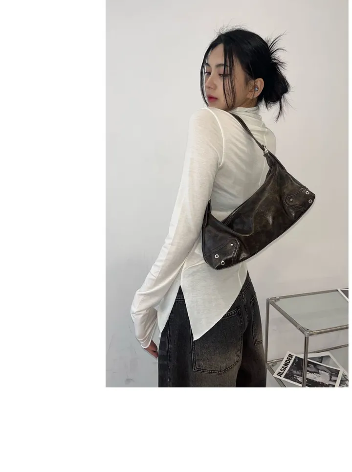 [당일발송/주문폭주]Vintage stud shoulder bag 상세 이미지 7