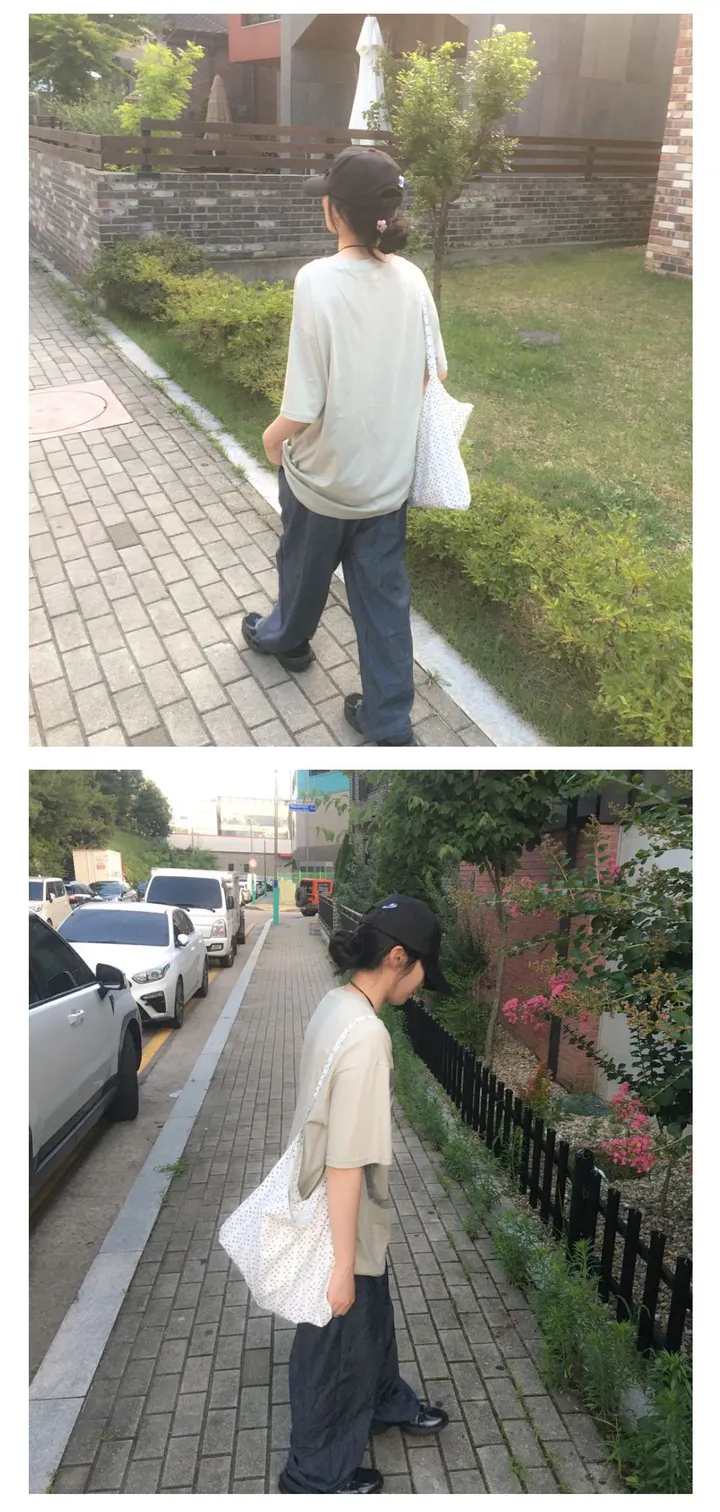 (당일🫧) (2c) 페리 잔꽃 빈티지 에코백 상세 이미지 21