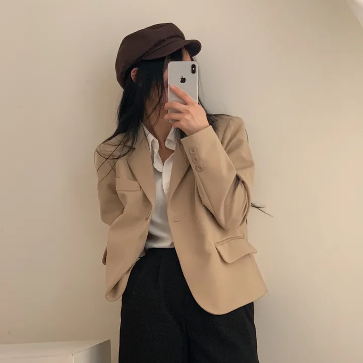[기획/필수] 오늘도 예쁘게, 모니카 원버튼 숏자켓;4col 상세 이미지 52