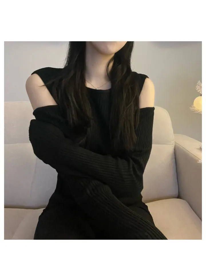 [ cashmere3% ] 골지 트임 긴팔티 (4color) 상세 이미지 16