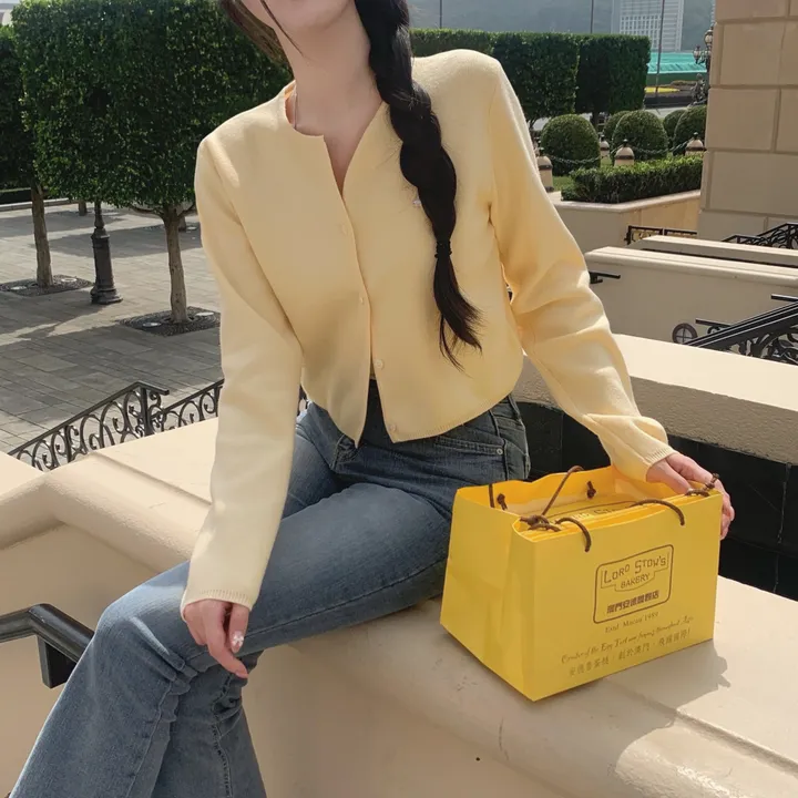 [ 인스타폭주 ] 버터리 은장 라운드 크롭 니트 가디건 상세 이미지 19