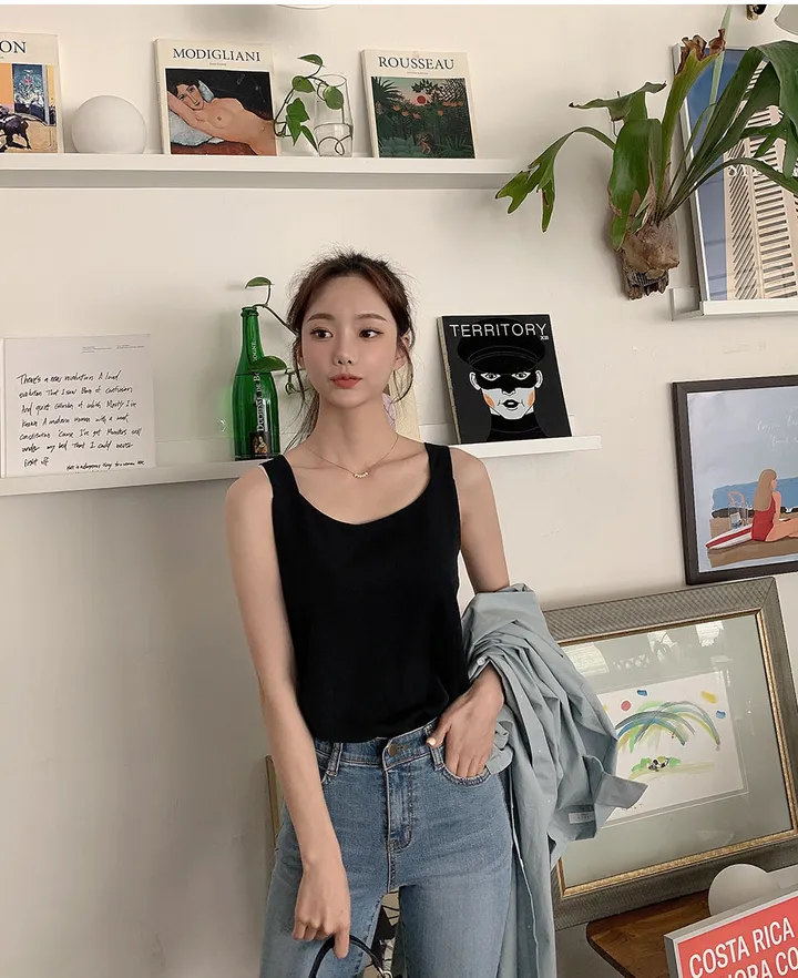[44-120] [4만1천장 돌파♥] 데이픈 블라우스 나시(기본/크롭) 상세 이미지 58