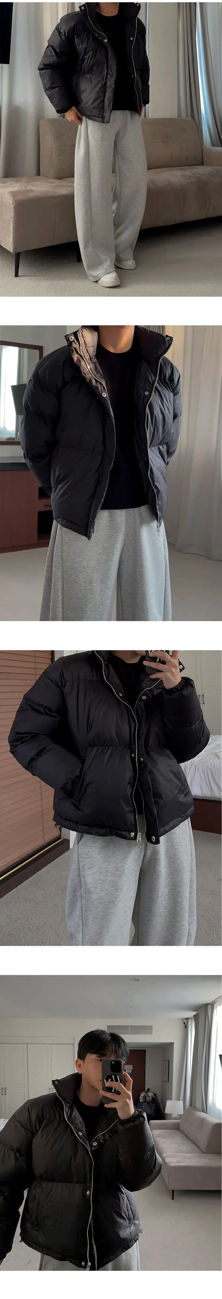 [주문폭주/누적9만장/자체제작] 사이드 벌룬 커브드 스웻 롱와이드팬츠 (4color) 상세 이미지 11