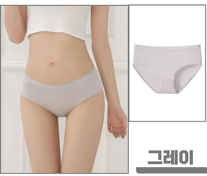 [장당2,300원/당일출고🎈/90-110까지] 4장세트 봄컬러 파스텔 무압박 러블리 면스판 팬티 순면 팬티 햄팬티 상세 이미지 21