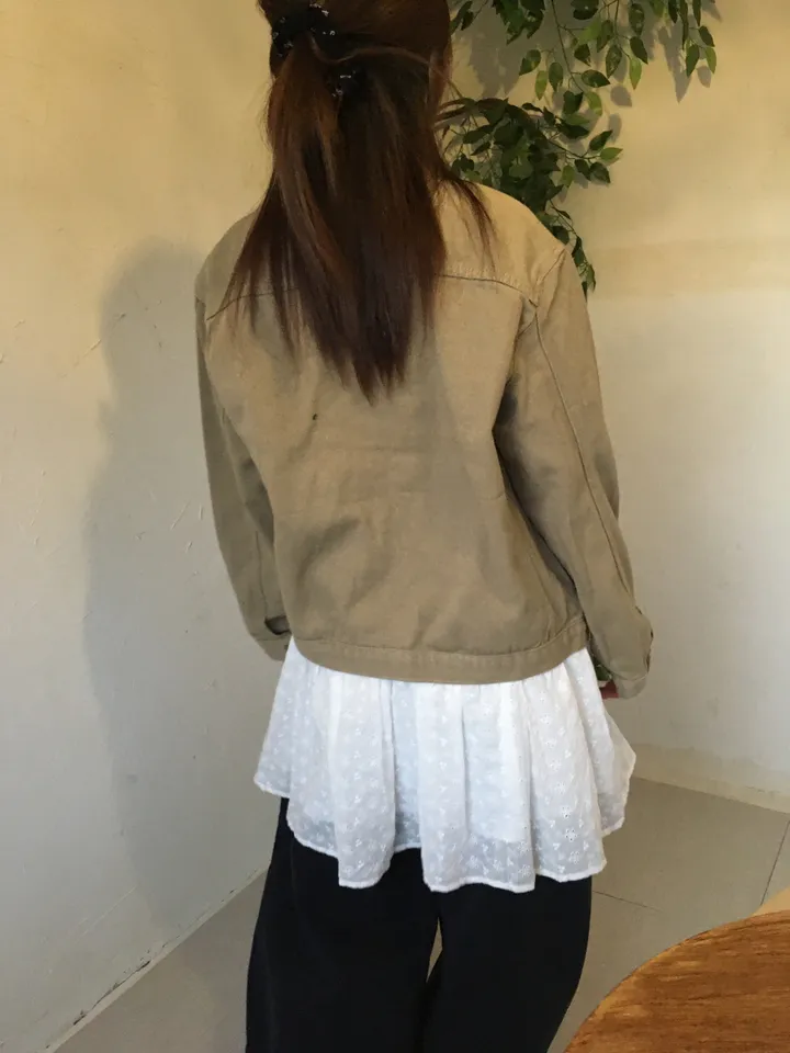 [봄신상💐](2colors/주문폭주🎉/투웨이) 빈티지 블루종 코튼 면 라이더 점퍼 자켓 jk 상세 이미지 32