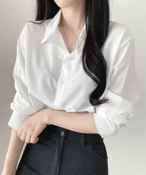 [기본템/주문폭주] 로이모 베이직 셔츠 / 기본셔츠 / 레이어드셔츠 / 셔츠블라우스 / 찰랑찰랑