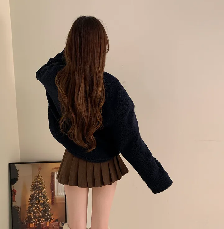 *따수운전체누빔🔥set강추* 포근 토글 덤블 떡볶이점퍼 양털 퍼 뽀글이 자켓 뽀글이집업 이중덤블 누빔패딩 상세 이미지 25