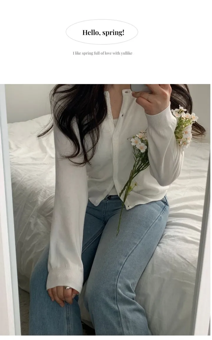 [주문폭주!][봄신상/데일리템/최저가] 아렌 베이직 라운드 가디건 (10color) 상세 이미지 2
