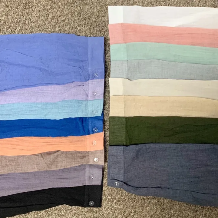 [16 color/루즈핏] 아론 시스루 거즈 남방 / 긴팔 여리여리 살랑살랑 링클 롤업 파스텔 바캉스 휴가 피크닉 나들이 간절기 여름긴팔 베이직 상세 이미지 21