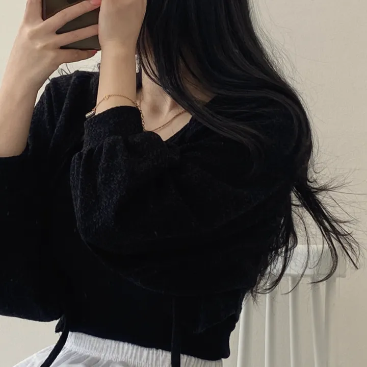 부클 볼레로 크롭 가디건 3color 상세 이미지 20