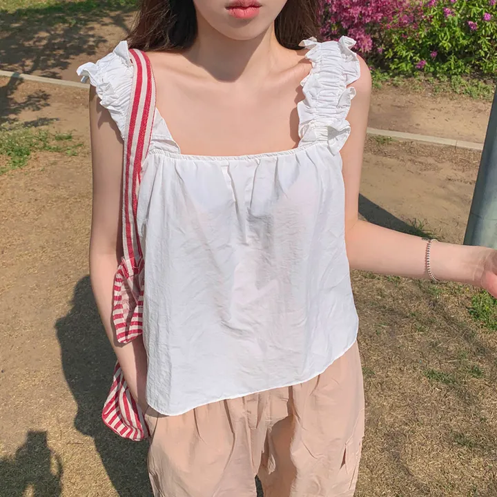 [묶음할인🎁간절기🤎롱&숏/진짜강추ㅠ] 아이스 바스락 나일론 썸머 카고 와이드 트레이닝 팬츠 하이웨스트 밴딩 봄 츄리닝 바지 냉장고 벚꽃룩 꽃놀이룩 개강여신 6COL 상세 이미지 25