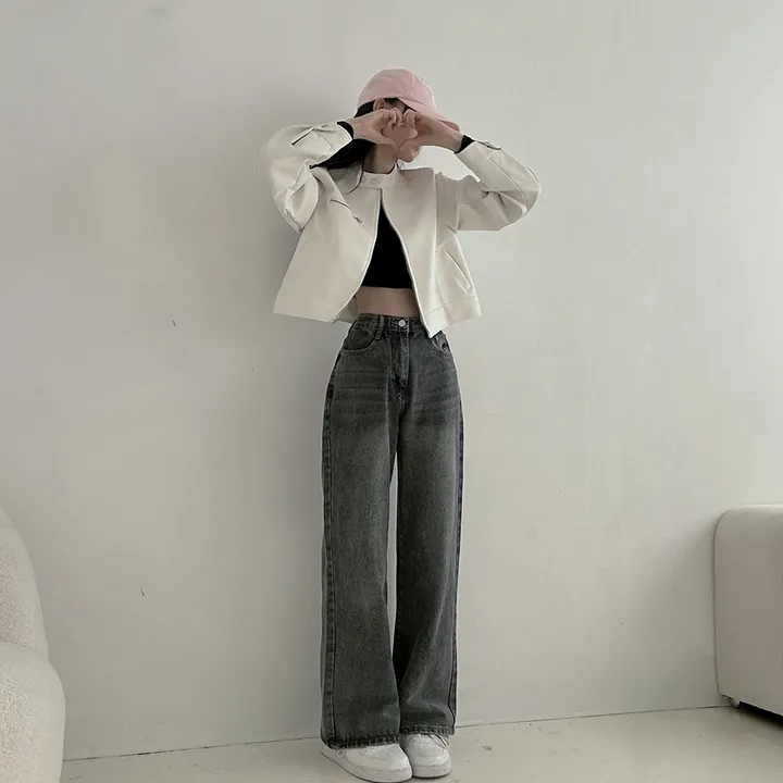 [3단기장/S-2XL/인생데님👖] 로킷 데님 와이드핏 롱 워싱 데님 팬츠 6colors 상세 이미지 21