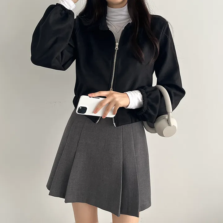 [봄재진행! *투웨이집업/빠른배송🤎스웨이드자켓,세무자켓,크롭아방핏 봄신상] 스웨이드투웨이점퍼 상세 이미지 20
