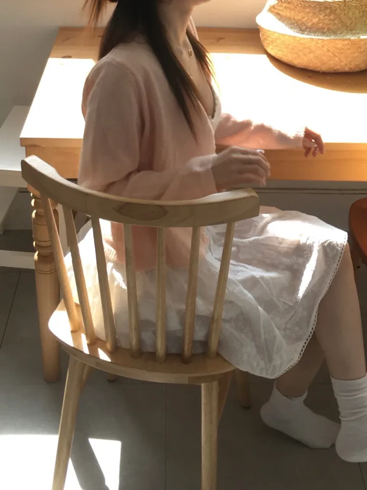 [봄신상💐](5colors/파스텔색감🌈🖍️) 레이어드 펀칭 라운드넥 니트 봄 가디건 cd 상세 이미지 95