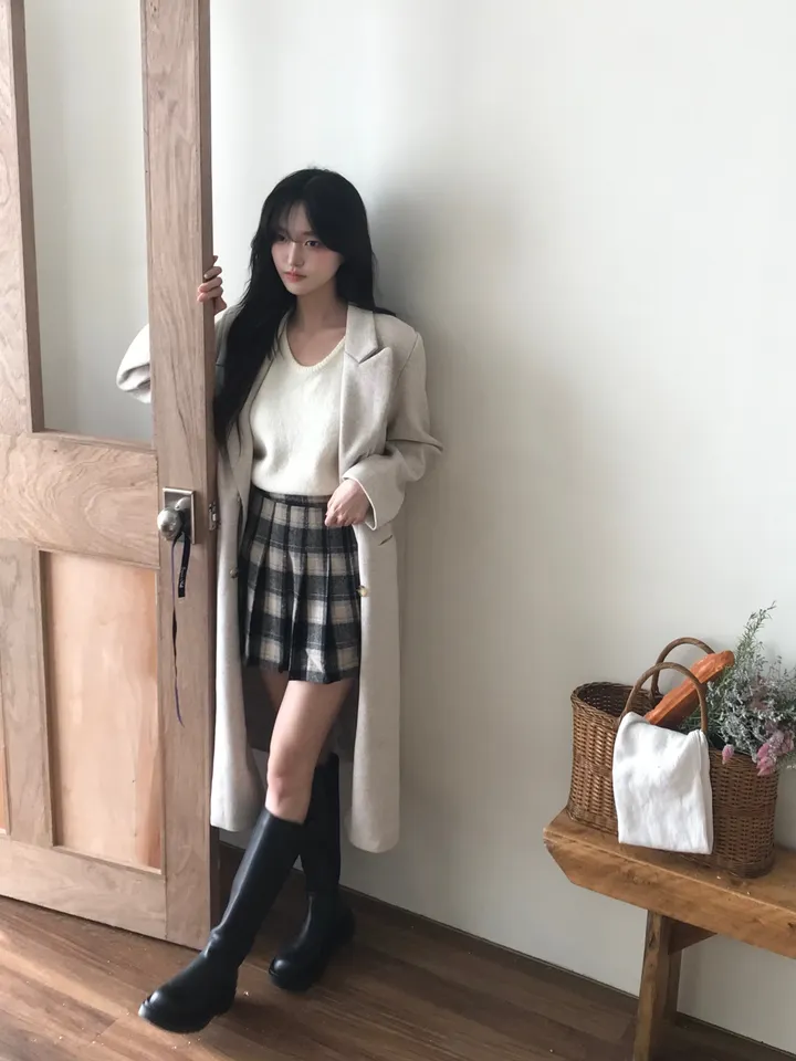 [핏보장/백화점퀄리티 베이직 슬림핏 롱코트 2color 상세 이미지 10