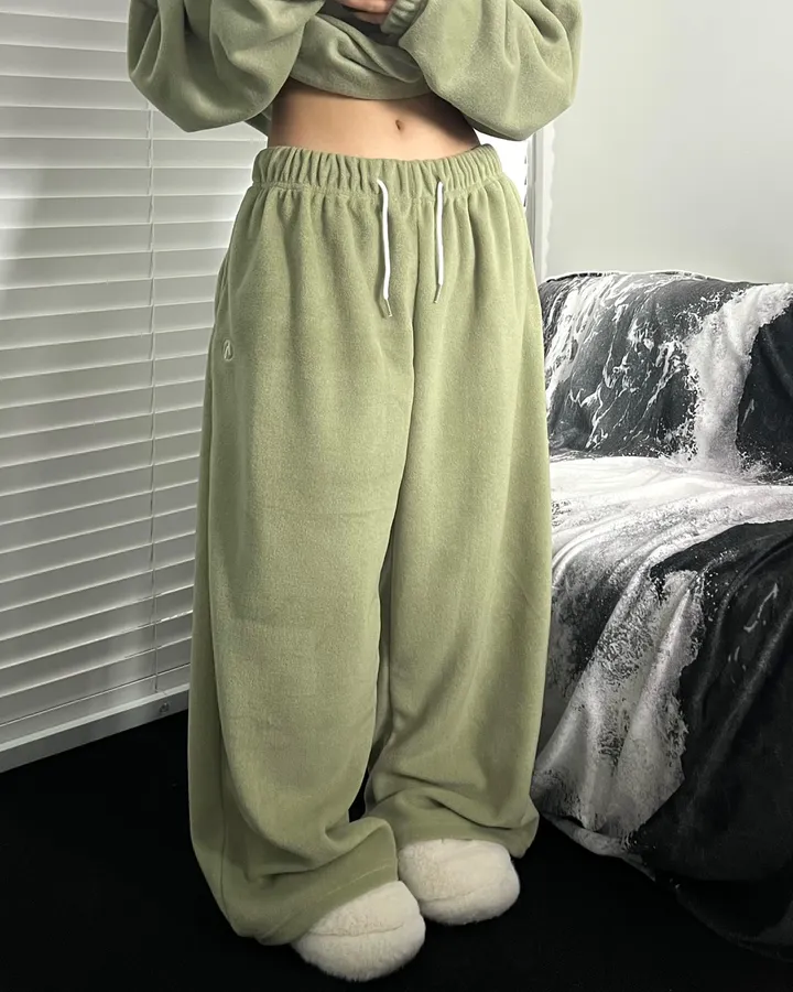[주문폭주🔥1800장돌파🙏🏻]제로 후리스 롱와이드 팬츠👖[6color/세트가능][후리스팬츠/롱팬츠/트레이닝/후리스/와이드팬츠/츄리닝] 상세 이미지 89