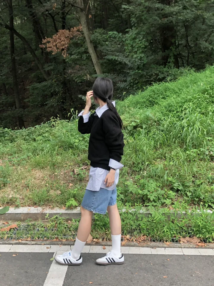 [*주문폭주*/9colors🍂] 아방핏 기본 브이넥 니트 (쫀쫀 폭닥 기본템 가을 무지니트 남여공용 유니섹스 핏보장) 상세 이미지 34