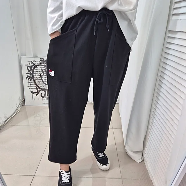 [~99SIZE]캐릭 자수 밴딩배기팬츠 상세 이미지 43
