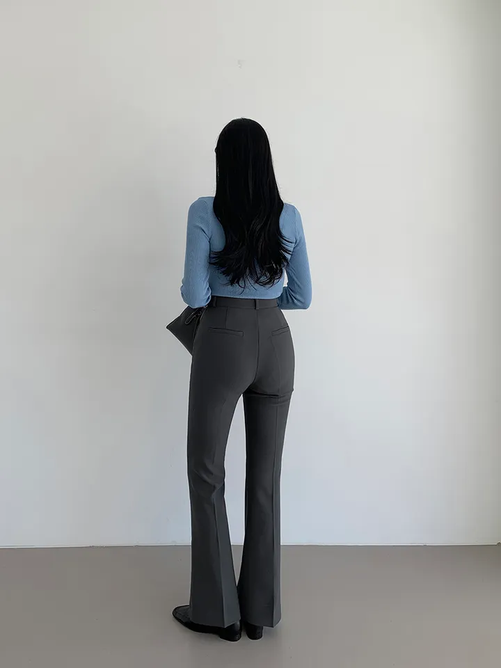 콤마 5컬러 3기장 슬림 부츠컷 슬랙스 P0002420 상세 이미지 66