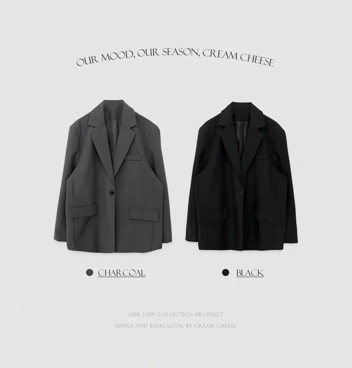 [가격실화?/저마진] 클래식 오버핏 블레이저 자켓 - jk / 기간한정 이벤트 49,800 -> 29,800원🎉 상세 이미지 6