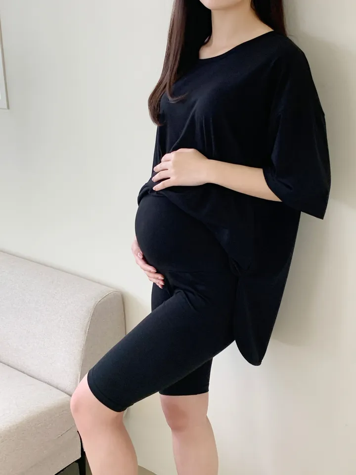 국내제작 5부 임산부레깅스 면 40수 상세 이미지 11