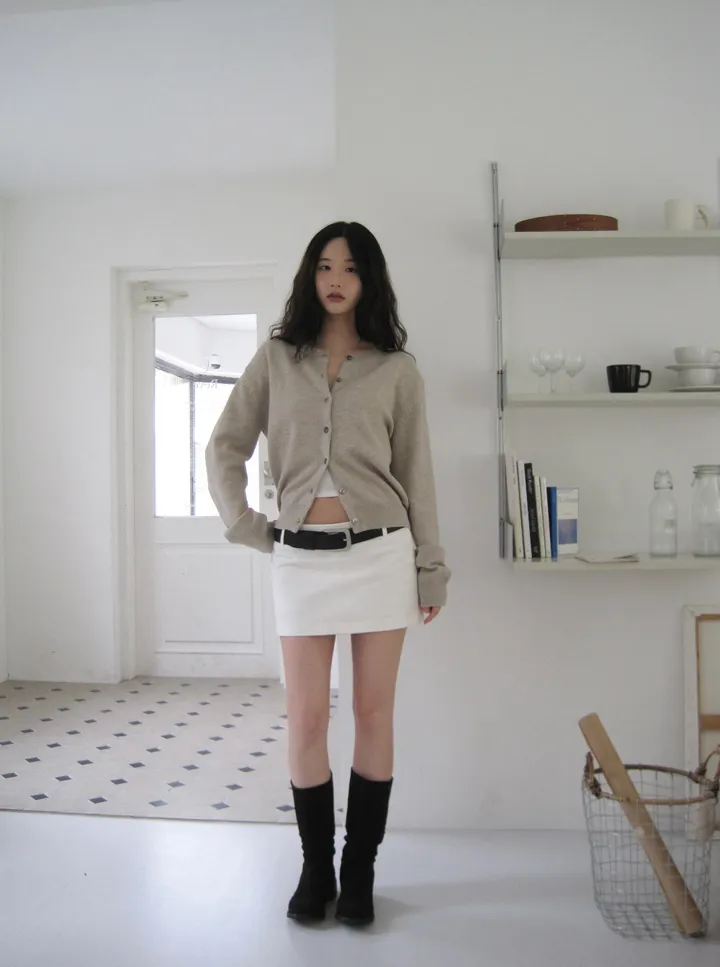 미니 스커트 모델 착용 이미지-S1L19