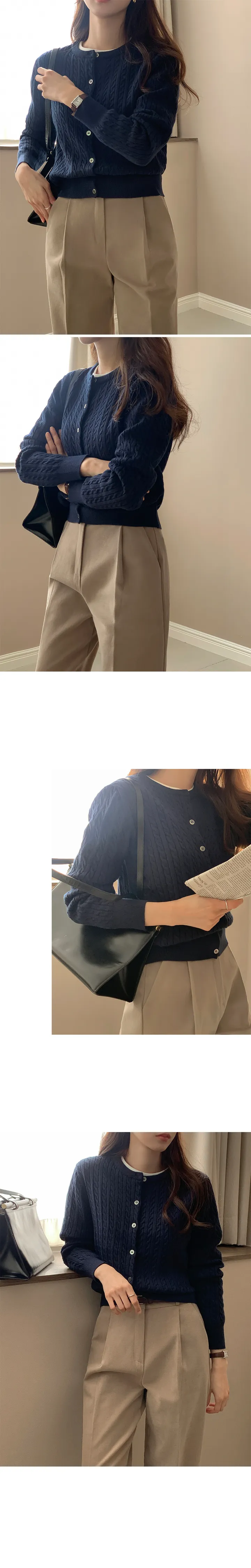 [4천장돌파][MADE] 카미유 소프트 케이블 니트 가디건 상세 이미지 25