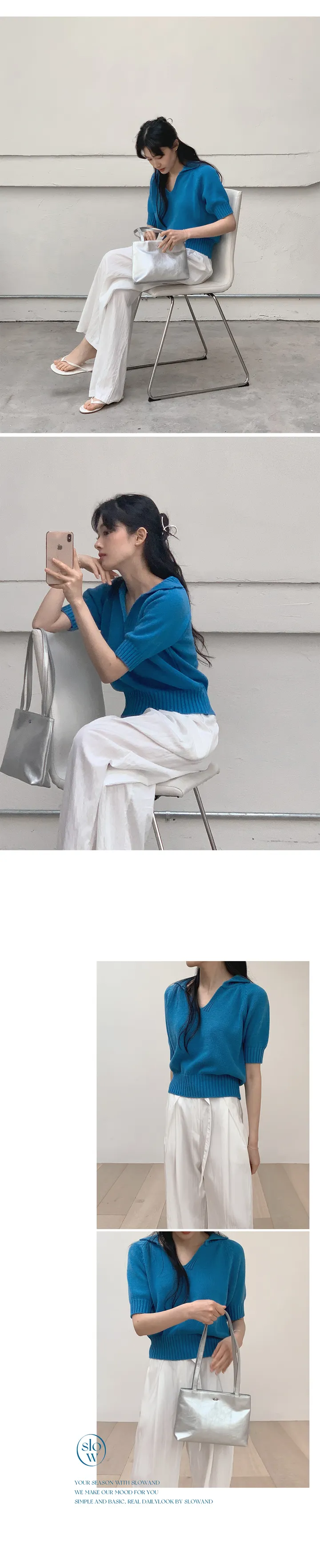 [🤎데일리/가벼움] #LENTO. Bazil Everyday bag  - 5 color (SLOWMADE/자체제작/비건레더/플레인/실버백/글로시) 상세 이미지 38