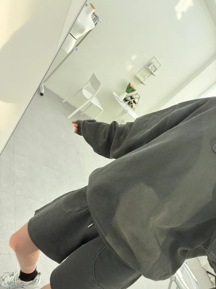 집앞마실룩 피그먼트 트레이닝set 2color 스트릿 오버핏 셋업 상세 이미지 10