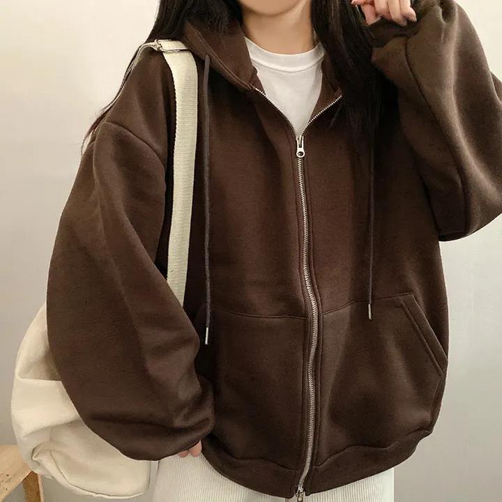 [기모/6color] 마일드 데일리 오버핏 투웨이 무지 후드집업 상세 이미지 15